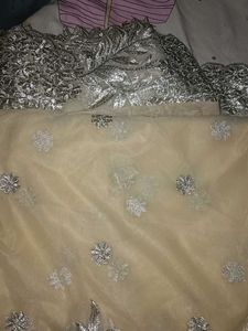 Elegant Dress/saree Material Plus Freebies