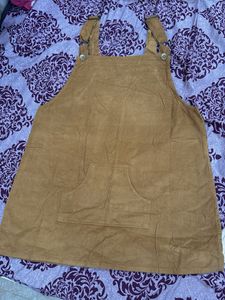 Corduroy Pinafore Dress