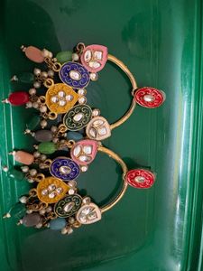 Vibrant Multi-Color Designer Earrings
