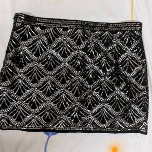Sparkling Sequin Mini Skirt