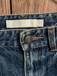 Y2K Denim Skirt | Asymmetrical Hem