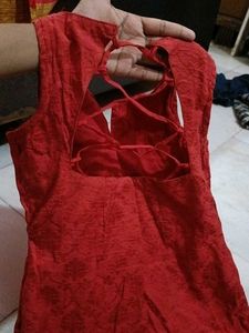 Chic Red kurta