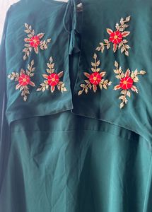 Bottle Green Gown