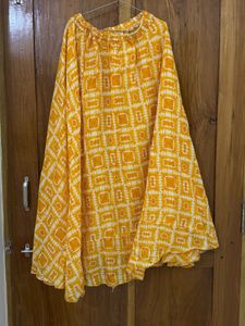 Bohemian Yellow long skirt