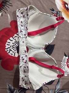 Charming Floral Print Bra