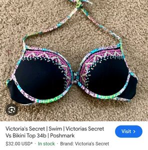 Victoria's Secret Bikini Top hook broken.