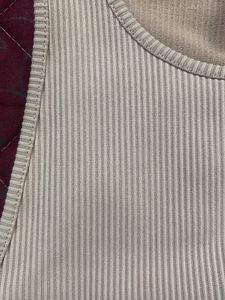 Ribbed Tank Top - Nude