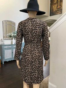 Animal Print Mini Dress