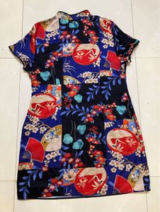 ZARA Floral Print Mini Dress