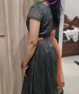 Party Wear Flair Layered Kurta