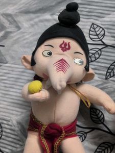 Cute Ganesha Hanuman Ji