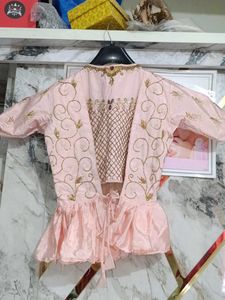 Pink hand work Designer Blouse