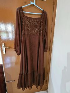 Elegant Brown Dress
