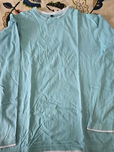 Light Blue Long Sleeve Top