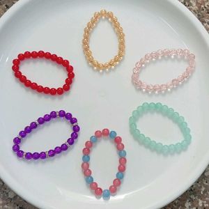 Colorful Beaded Bracelets Set