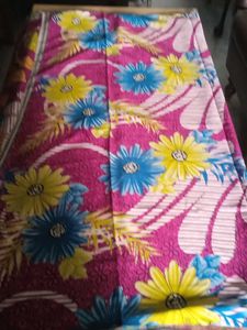 Vibrant Floral Print Saree