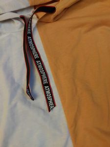 Color Block Cropped Hoodie