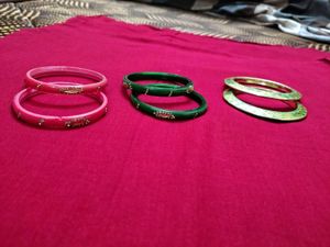 Set of 3 Colorful Bangles