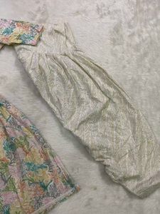Pastel Floral &amp; Botanical Printed Kurti &amp; salwar