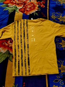 Yellow Graphic Print T-Shirt