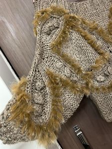 New designer furr casual comfy woollen top