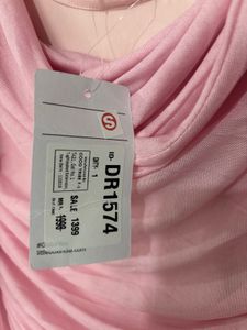 Littlebox Elegant Pink Ruffle Detail Dress