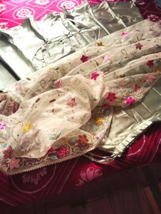 Elegant Gold Embroidered Lehenga Choli