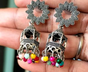 combo Multicolor Jhumka Earrings