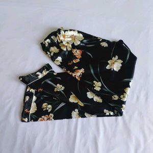 Luxurious Floral Print Silk Pajama 🌸