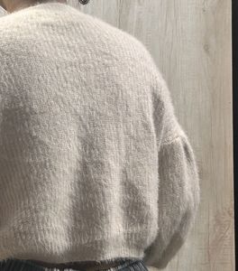 Cozy Cream Puff Sleeve Sweater