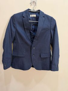 H&M Boys' Blue Checked Formal Blazer(9-10 years)