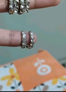 Sparkling Hoop Earrings