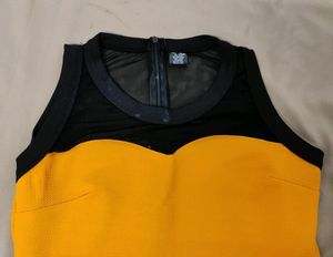Stylish Yellow Party Dress For Women😍💛👑💘
