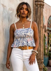 Pinteresty floral backless top