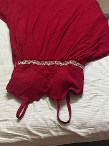 red beautiful party wear gowun