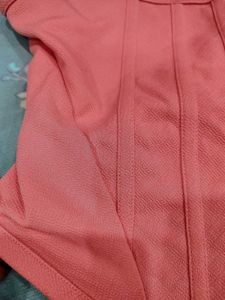 Chic Pink Corset Top &amp; Denim Skirt Set