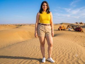 Tan Casual Shorts