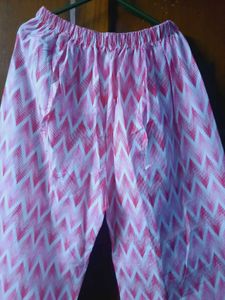 Pink Chevron Palazzo Pants
