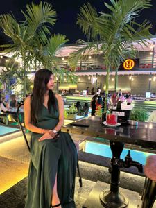 Elegant Emerald Green Maxi Dress