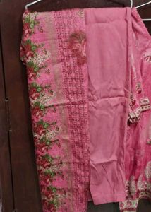 Beautiful Pink Floral Kurta Set
