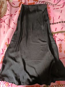 Satin Midi Skirt