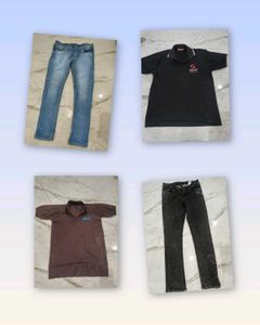 Pack Of 4 , 2Jeans +2 t shir