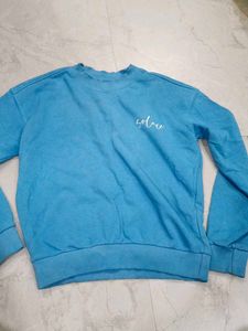 Sky Blue Pullover Sweatshirt