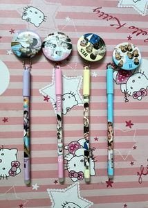 BTS BADGE DESIGN 4 PENS