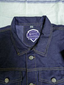 New Navy Blue Denim Jacket