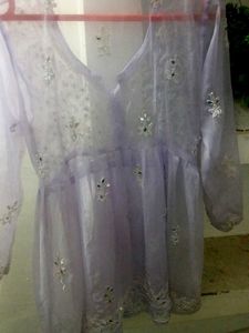 Gorgeous Lavender Kurti 💜**Color:** Light Lavende