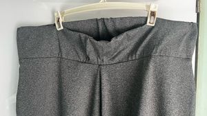 Business-Casual Plus Size Grey Pants