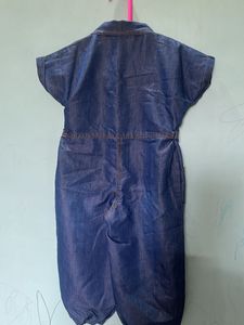 Cute Denim Jumpsuit for Girls