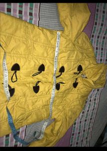 Stylish Yellow Button-Down Jacket