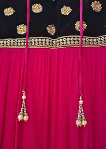 Pink Anarkali Gown